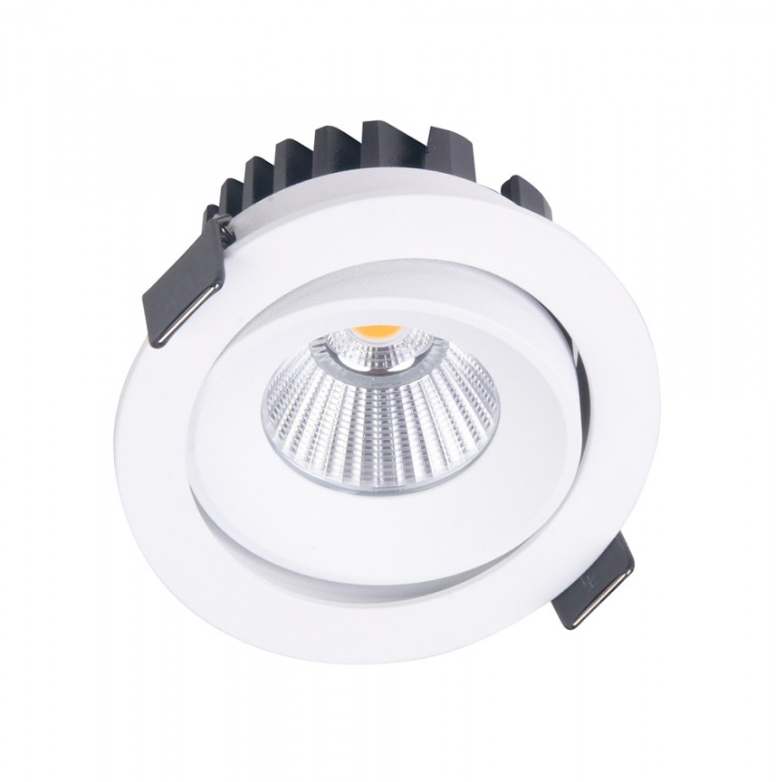 Spot LED directionabil, incastrabil tavan fals / plafon IP65 CYKLOP alb H0094 MX, Corpuri de iluminat exterior⭐ modele rustice, clasice, moderne pentru gradina, terasa, curte si alei.✅Design decorativ unic!❤️Promotii lampi❗ ➽www.evalight.ro. a