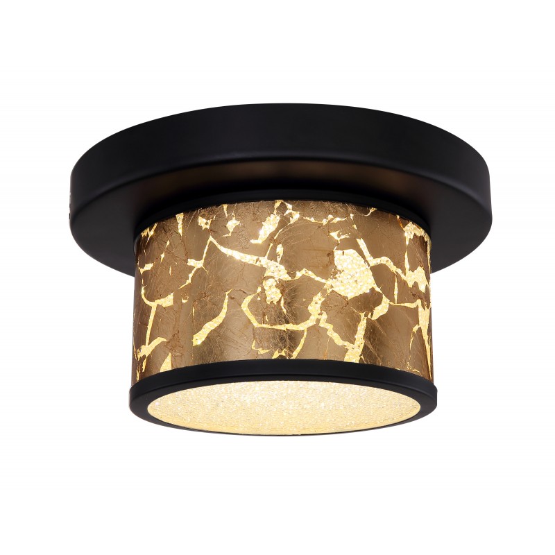 Plafoniera LED design modern POTTI negru, auriu 49367-12D GL, Plafoniere LED⭐ modele moderne pentru iluminat living, dormitor, bucatarie.✅DeSiGn decorativ!❤️Promotii lampi LED❗ ➽www.evalight.ro. Alege lustre LED de interior de tip plafoniera aplicate de tavan sau de perete, ieftine si de lux, calitate deosebita la cel mai bun pret. a