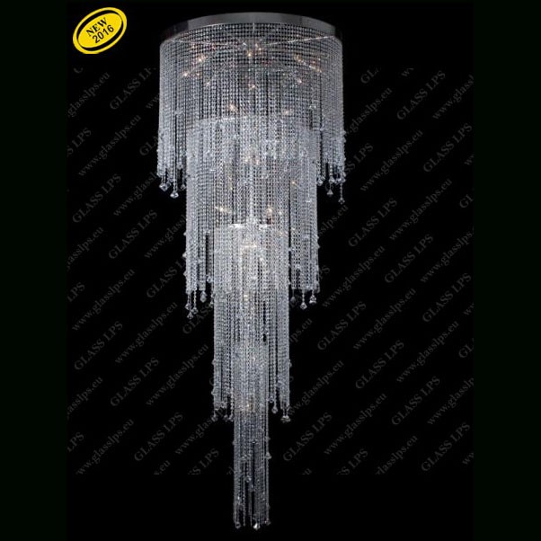 Lustra XXL Cristal Bohemia F 4 floor L15 542/28/4 F 4 floor, Lustre cristal si Corpuri de iluminat suspendate⭐ modele de lux elegante din cristal Stil Exclusive.✅Design Premium Top❗ ➽ www.evalight.ro.  a