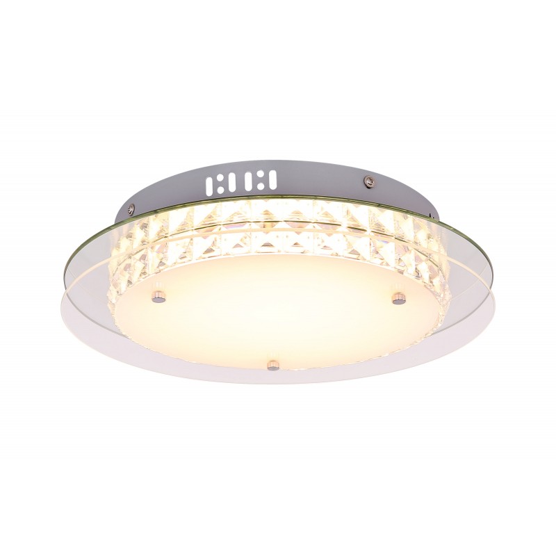 Plafoniera LED design modern Mataro 49344-24R GL, Candelabre si Lustre moderne elegante⭐ modele clasice de lux pentru living, bucatarie si dormitor.✅ DeSiGn actual Top 2020!❤️Promotii lampi❗ ➽ www.evalight.ro. Oferte corpuri de iluminat suspendate pt camere de interior (înalte), suspensii (lungi) de tip lustre si candelabre, pendule decorative stil modern, clasic, rustic, baroc, scandinav, retro sau vintage, aplicate pe perete sau de tavan, cu cristale, abajur din material textil, lemn, metal, sticla, bec Edison sau LED, ieftine de calitate deosebita la cel mai bun pret. a