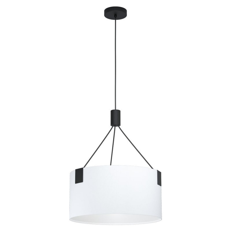 Lustra moderna alba TORTOLA 45cm 39882 EL, Pendule / Lustre suspendate moderne, LED⭐ modele elegante pentru bucatarie, living dormitor.✅DeSiGn decorativ unic!❤️Promotii lampi❗ ➽www.evalight.ro. Alege corpuri de iluminat suspendate pt interior stil modern, suspensii de tip pendule cu cristale, abajur material textil, lemn, metal, sticla, bec tip lumanare Edison sau LED, ieftine si de lux, calitate deosebita la cel mai bun pret. a