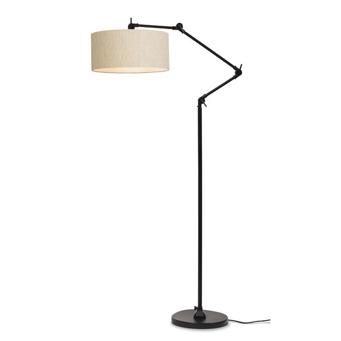 Lampadar modern cu brat articulat Amsterdam abajur light linen, Lampadare moderne de podea⭐ modele elegante pentru iluminat camera living dormitor.✅DeSiGn decorativ de lux unic!❤️Promotii lampi❗ ➽www.evalight.ro. Alege corpuri de iluminat de podea pt interior cu reader LED, ieftine de calitate deosebita la cel mai bun pret. a