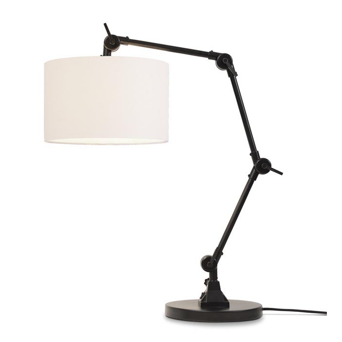 Lampa de masa moderna cu brat articulat Amsterdam abajur textil alb, Veioze moderne de masa⭐ modele elegante inalte potrivite pentru noptiere dormitor si living.✅DeSiGn decorativ de lux unic!❤️Promotii lampi❗ ➽www.evalight.ro. Alege corpuri de iluminat interior tip lampi mari mari cu picior inalt pt citit cu reader LED, de podea, aspect vintage deosebit cu cristal, abajur din material textil, sticla, lemn, metalic, ceramica cu flori, ieftine de calitate la cel mai bun pret. a