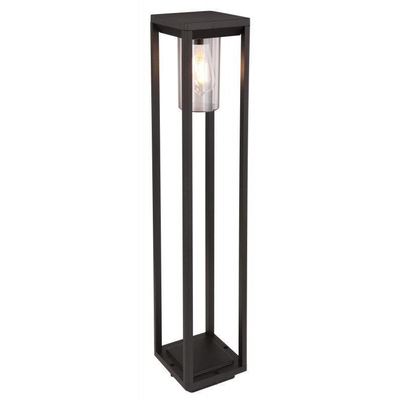 Stalp, lampa pentru exterior design modern, H-80cm, IP44 CANDELA 3135S3 GL, Lampi iluminat decorativ ambiental⭐modele ornamentale stil decorativ potrivite pentru iluminatul ambiental din gradina, terasa, piscina, zone lounge din curtea casei.❤️Promotii Lampi decorative de exterior❗ ➽ www.evalight.ro. a