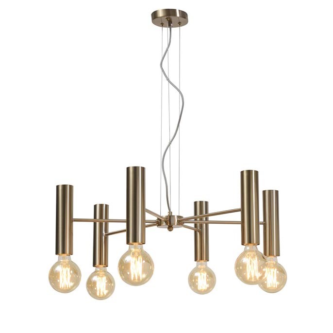 Lustra design minimalist cu 6 surse de lumina Cannes gold, L, Candelabre si Lustre moderne elegante⭐ modele clasice de lux pentru living, bucatarie si dormitor.✅ DeSiGn actual Top 2020!❤️Promotii lampi❗ ➽ www.evalight.ro. Oferte corpuri de iluminat suspendate pt camere de interior (înalte), suspensii (lungi) de tip lustre si candelabre, pendule decorative stil modern, clasic, rustic, baroc, scandinav, retro sau vintage, aplicate pe perete sau de tavan, cu cristale, abajur din material textil, lemn, metal, sticla, bec Edison sau LED, ieftine de calitate deosebita la cel mai bun pret. a