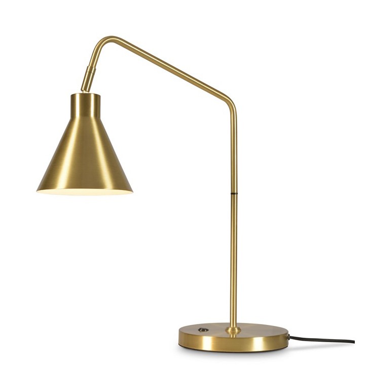 Veioza, Lampa de masa design nordic Lyon auriu LYON/T/GO, Veioze moderne de masa⭐ modele elegante inalte potrivite pentru noptiere dormitor si living.✅DeSiGn decorativ de lux unic!❤️Promotii lampi❗ ➽www.evalight.ro. Alege corpuri de iluminat interior tip lampi mari mari cu picior inalt pt citit cu reader LED, de podea, aspect vintage deosebit cu cristal, abajur din material textil, sticla, lemn, metalic, ceramica cu flori, ieftine de calitate la cel mai bun pret. a