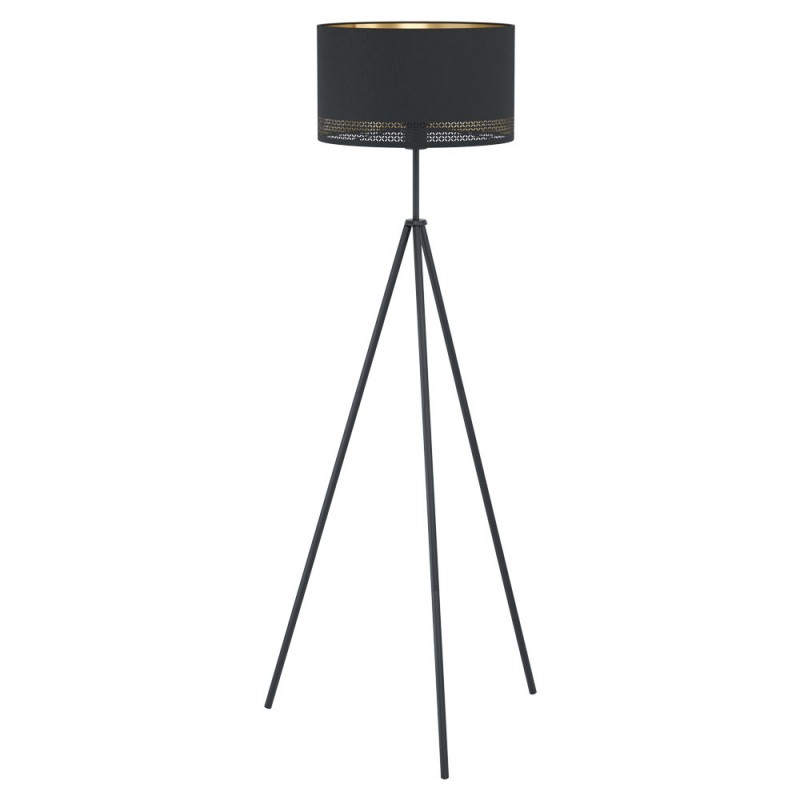 Lampadar design modern ESTEPERRA negru, auriu 99279 EL, Lampadare moderne de podea⭐ modele elegante pentru iluminat camera living dormitor.✅DeSiGn decorativ de lux unic!❤️Promotii lampi❗ ➽www.evalight.ro. Alege corpuri de iluminat de podea pt interior cu reader LED, ieftine de calitate deosebita la cel mai bun pret. a