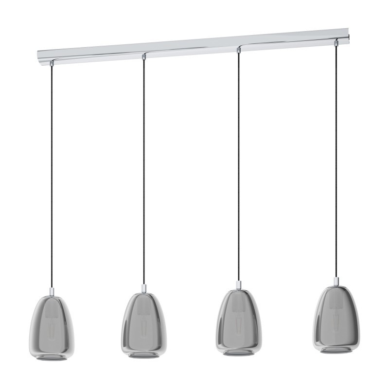 Lustra suspendata design modern ALOBRASE crom 98616 EL, Pendule / Lustre suspendate moderne, LED⭐ modele elegante pentru bucatarie, living dormitor.✅DeSiGn decorativ unic!❤️Promotii lampi❗ ➽www.evalight.ro. Alege corpuri de iluminat suspendate pt interior stil modern, suspensii de tip pendule cu cristale, abajur material textil, lemn, metal, sticla, bec tip lumanare Edison sau LED, ieftine si de lux, calitate deosebita la cel mai bun pret. a