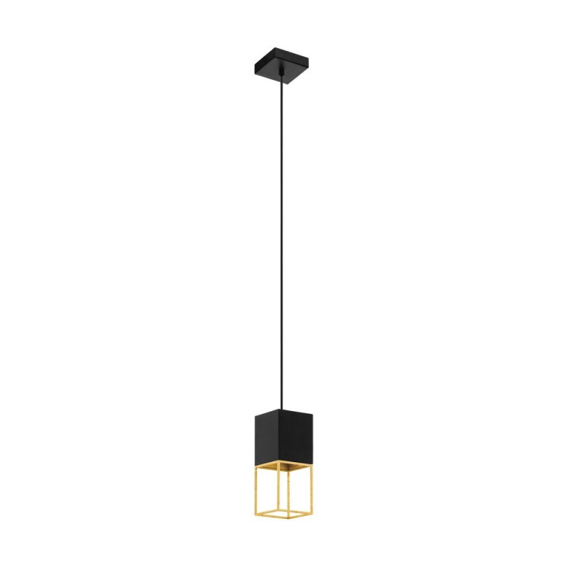 Pendul design modern Montebaldo negru, auriu 97733 EL, Promotii lustre, reduceri⭐ corpuri de iluminat, mobila si decoratiuni de interior si exterior.⭕Oferte Pret redus online ➽ www.evalight.ro❗ a