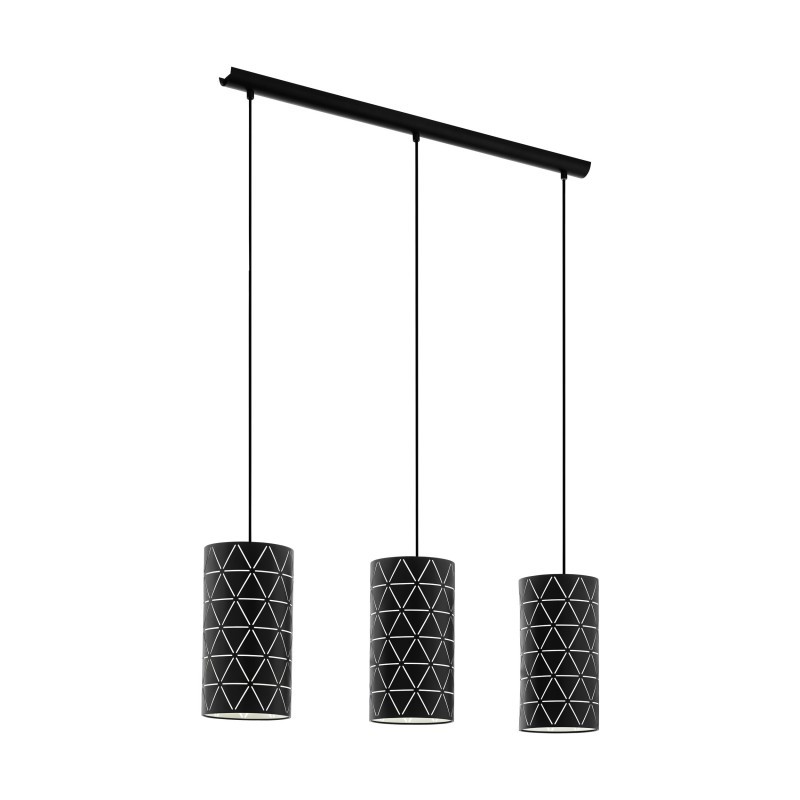 Lustra suspendata design modern RAMON negru 98353 EL, Promotii lustre, reduceri⭐ corpuri de iluminat, mobila si decoratiuni de interior si exterior.⭕Oferte Pret redus online ➽ www.evalight.ro❗ a