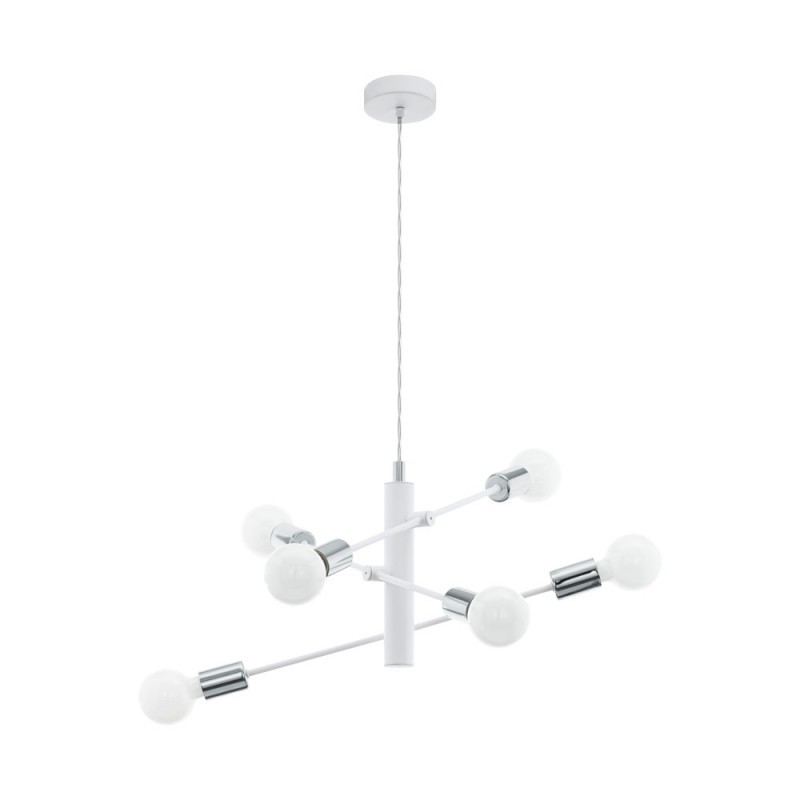 Pendul design modern GRADOLI alb 98016 EL, Candelabre si Lustre moderne elegante⭐ modele clasice de lux pentru living, bucatarie si dormitor.✅ DeSiGn actual Top 2020!❤️Promotii lampi❗ ➽ www.evalight.ro. Oferte corpuri de iluminat suspendate pt camere de interior (înalte), suspensii (lungi) de tip lustre si candelabre, pendule decorative stil modern, clasic, rustic, baroc, scandinav, retro sau vintage, aplicate pe perete sau de tavan, cu cristale, abajur din material textil, lemn, metal, sticla, bec Edison sau LED, ieftine de calitate deosebita la cel mai bun pret. a