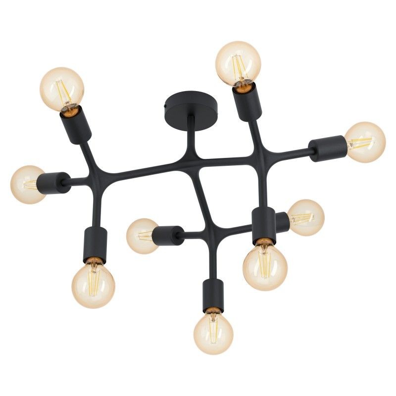 Plafoniera design modern BOCADELLA 1 negru 98318 EL, Plafoniere moderne, LED⭐ modele elegante pentru living, dormitor, bucatarie sau hol.✅DeSiGn decorativ actual unic!❤️Promotii lampi❗ ➽www.evalight.ro. Alege corpuri de iluminat interior de tip plafoniera, lustre aplicate de tavan si perete pt camere casa, ieftine si de lux, calitate deosebita la cel mai bun pret. a