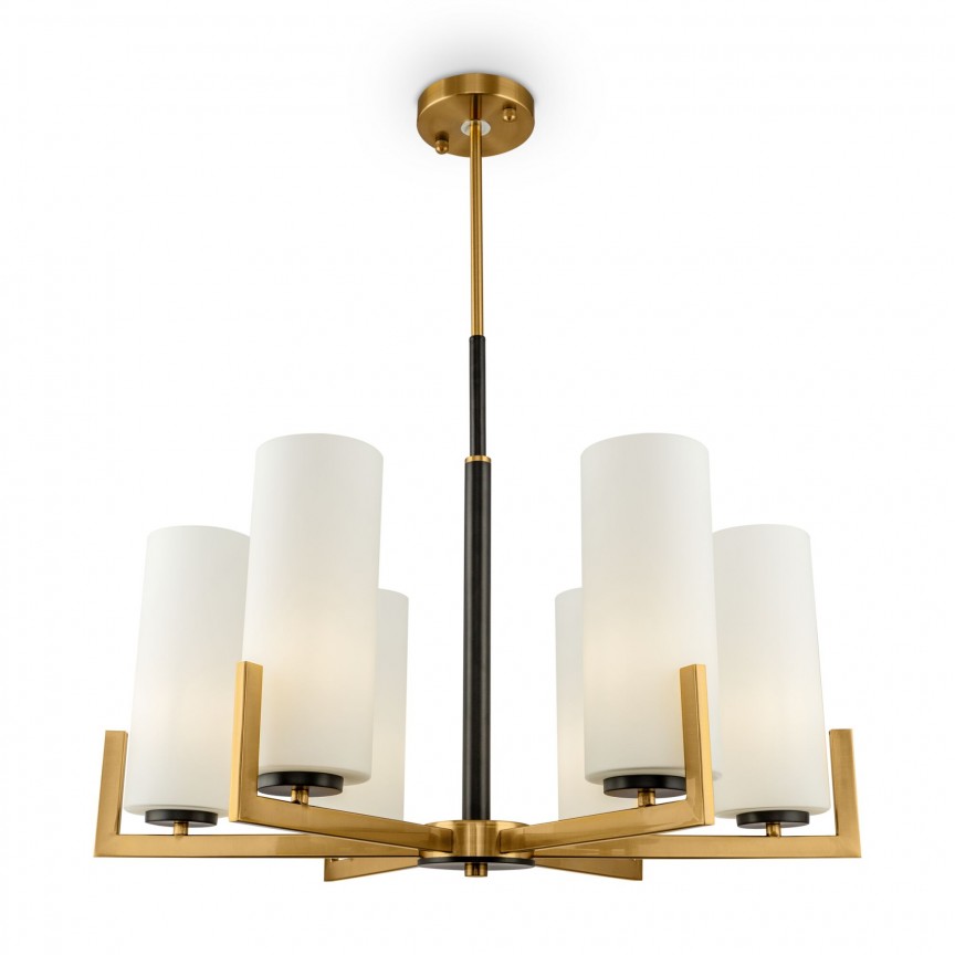 Candelabru 6 brate design modern Fortano MYMOD089PL-06BS, Candelabre si Lustre moderne⭐ modele elegante de lux pentru dormitor living, bucatarie.✅DeSiGn decorativ unic!❤️Promotii lampi❗ ➽www.evalight.ro. Alege corpuri de iluminat suspendate pt interior stil modern, suspensii de tip pendule cu cristale, abajur material textil, lemn, metal, sticla, bec tip lumanare Edison sau LED, ieftine de calitate deosebita la cel mai bun pret.

 a