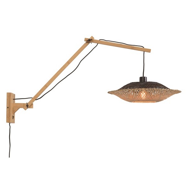 Aplica din bambus KALIMANTAN orizontal L natur, 44cm, Candelabre si Lustre moderne elegante⭐ modele clasice de lux pentru living, bucatarie si dormitor.✅ DeSiGn actual Top 2020!❤️Promotii lampi❗ ➽ www.evalight.ro. Oferte corpuri de iluminat suspendate pt camere de interior (înalte), suspensii (lungi) de tip lustre si candelabre, pendule decorative stil modern, clasic, rustic, baroc, scandinav, retro sau vintage, aplicate pe perete sau de tavan, cu cristale, abajur din material textil, lemn, metal, sticla, bec Edison sau LED, ieftine de calitate deosebita la cel mai bun pret. a