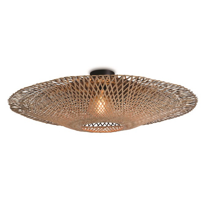 Plafoniera din bambus KALIMANTAN Large, 87cm, Plafoniere moderne, LED⭐ modele elegante pentru living, dormitor, bucatarie sau hol.✅DeSiGn decorativ actual unic!❤️Promotii lampi❗ ➽www.evalight.ro. Alege corpuri de iluminat interior de tip plafoniera, lustre aplicate de tavan si perete pt camere casa, ieftine si de lux, calitate deosebita la cel mai bun pret. a