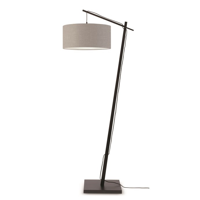 Lampadar din bambus si abajur din tesatura in, Andes negru/ gri deschis, Candelabre si Lustre moderne elegante⭐ modele clasice de lux pentru living, bucatarie si dormitor.✅ DeSiGn actual Top 2020!❤️Promotii lampi❗ ➽ www.evalight.ro. Oferte corpuri de iluminat suspendate pt camere de interior (înalte), suspensii (lungi) de tip lustre si candelabre, pendule decorative stil modern, clasic, rustic, baroc, scandinav, retro sau vintage, aplicate pe perete sau de tavan, cu cristale, abajur din material textil, lemn, metal, sticla, bec Edison sau LED, ieftine de calitate deosebita la cel mai bun pret. a