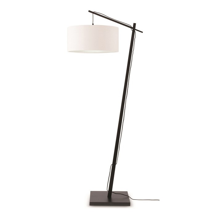 Lampadar din bambus si abajur din tesatura in, Andes negru/ alb, Candelabre si Lustre moderne elegante⭐ modele clasice de lux pentru living, bucatarie si dormitor.✅ DeSiGn actual Top 2020!❤️Promotii lampi❗ ➽ www.evalight.ro. Oferte corpuri de iluminat suspendate pt camere de interior (înalte), suspensii (lungi) de tip lustre si candelabre, pendule decorative stil modern, clasic, rustic, baroc, scandinav, retro sau vintage, aplicate pe perete sau de tavan, cu cristale, abajur din material textil, lemn, metal, sticla, bec Edison sau LED, ieftine de calitate deosebita la cel mai bun pret. a