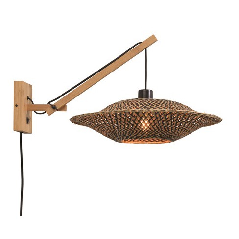 Aplica din bambus Bali orizontal S natur, 44cm, Candelabre si Lustre moderne elegante⭐ modele clasice de lux pentru living, bucatarie si dormitor.✅ DeSiGn actual Top 2020!❤️Promotii lampi❗ ➽ www.evalight.ro. Oferte corpuri de iluminat suspendate pt camere de interior (înalte), suspensii (lungi) de tip lustre si candelabre, pendule decorative stil modern, clasic, rustic, baroc, scandinav, retro sau vintage, aplicate pe perete sau de tavan, cu cristale, abajur din material textil, lemn, metal, sticla, bec Edison sau LED, ieftine de calitate deosebita la cel mai bun pret. a