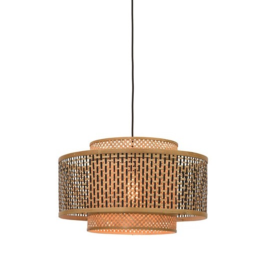 Lustra eco din bambus Bhutan L, 50cm, Lampi moderne si corpuri de iluminat suspendate⭐ modele elegante pentru bucatarie si sufragerie.✅DeSiGn decorativ actual unic!❤️Promotii lustre❗ ➽www.evalight.ro. Oferte NOI la candelabre de tip pendule, suspensii (lungi) pt camere de interior din casa (tavan înalt), stil modern, clasic, rustic, scandinav, retro sau vintage, decor cu cristale, abajur din material textil, lemn, metal, sticla, bec Edison sau LED, ieftine si de lux, calitate deosebita la cel mai bun pret.
 a