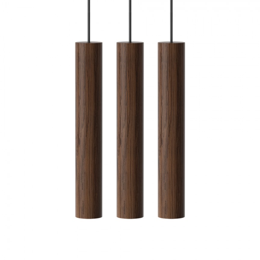 Lustra cu 3 pendule design minimalist din lemn cu spot LED încorporat Chimes 3 - dark oak, Corpuri de iluminat interior LED⭐ modele lustre interior LED pentru living, dormitor, bucatarie, baie.✅DeSiGn decorativ de lux!❤️Promotii lampi LED❗ ➽www.evalight.ro. Alege Corpuri de iluminat interior LED elegante in stil modern, suspendate sau aplicate de tavan si perete, ieftine de calitate deosebita la cel mai bun pret. a