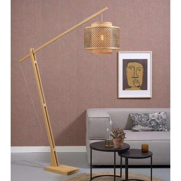 Lampadar eco din bambus Bhutan big natur, 40cm, Lampadare moderne de podea⭐ modele elegante pentru iluminat camera living dormitor.✅DeSiGn decorativ de lux unic!❤️Promotii lampi❗ ➽www.evalight.ro. Alege corpuri de iluminat de podea pt interior cu reader LED, ieftine de calitate deosebita la cel mai bun pret. a