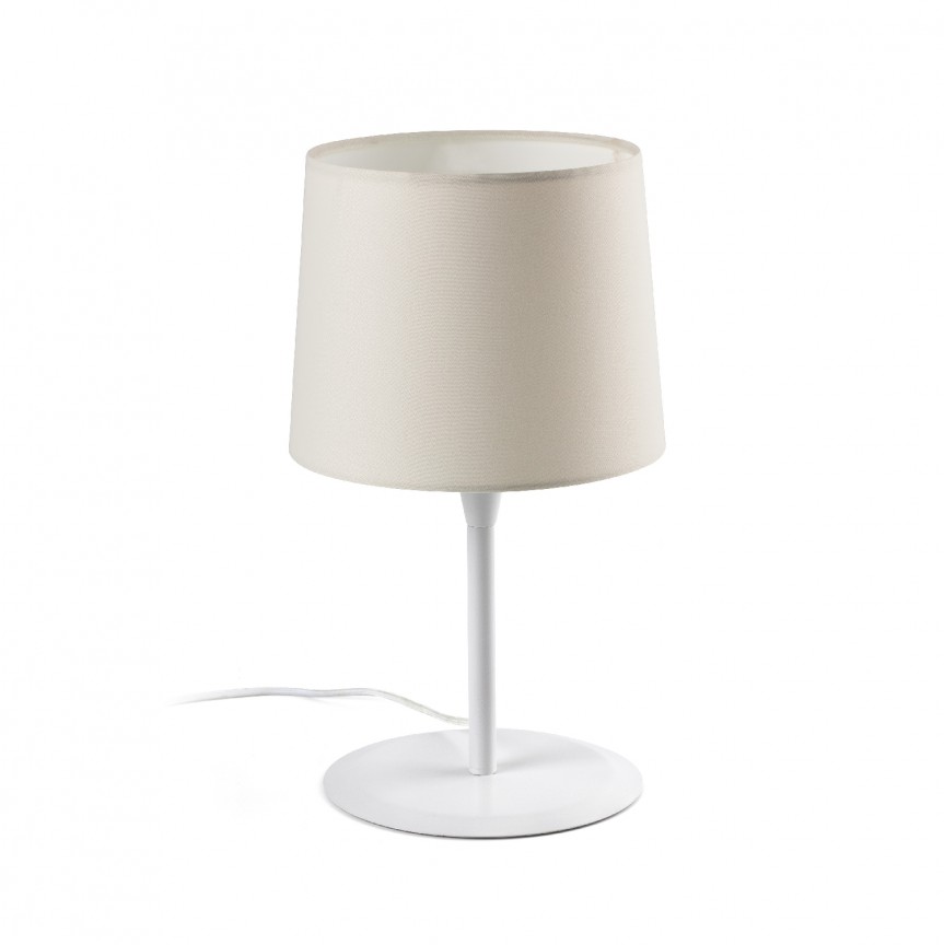 Veioza / Lampa de masa moderna design elegant CONGA alb/bej 64310-05, Candelabre si Lustre moderne elegante⭐ modele clasice de lux pentru living, bucatarie si dormitor.✅ DeSiGn actual Top 2020!❤️Promotii lampi❗ ➽ www.evalight.ro. Oferte corpuri de iluminat suspendate pt camere de interior (înalte), suspensii (lungi) de tip lustre si candelabre, pendule decorative stil modern, clasic, rustic, baroc, scandinav, retro sau vintage, aplicate pe perete sau de tavan, cu cristale, abajur din material textil, lemn, metal, sticla, bec Edison sau LED, ieftine de calitate deosebita la cel mai bun pret. a