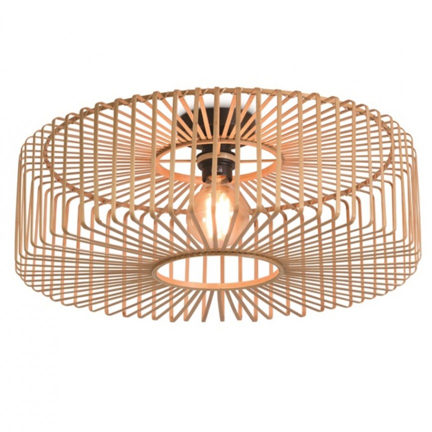 Lustra eco din bambus Bromo L, 60x18cm, Candelabre si Lustre moderne elegante⭐ modele clasice de lux pentru living, bucatarie si dormitor.✅ DeSiGn actual Top 2020!❤️Promotii lampi❗ ➽ www.evalight.ro. Oferte corpuri de iluminat suspendate pt camere de interior (înalte), suspensii (lungi) de tip lustre si candelabre, pendule decorative stil modern, clasic, rustic, baroc, scandinav, retro sau vintage, aplicate pe perete sau de tavan, cu cristale, abajur din material textil, lemn, metal, sticla, bec Edison sau LED, ieftine de calitate deosebita la cel mai bun pret. a