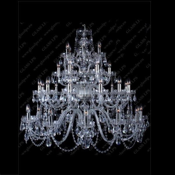 Candelabru XL cu 36 brate Cristal Bohemia, Candelabre si Lustre moderne elegante⭐ modele clasice de lux pentru living, bucatarie si dormitor.✅ DeSiGn actual Top 2020!❤️Promotii lampi❗ ➽ www.evalight.ro. Oferte corpuri de iluminat suspendate pt camere de interior (înalte), suspensii (lungi) de tip lustre si candelabre, pendule decorative stil modern, clasic, rustic, baroc, scandinav, retro sau vintage, aplicate pe perete sau de tavan, cu cristale, abajur din material textil, lemn, metal, sticla, bec Edison sau LED, ieftine de calitate deosebita la cel mai bun pret. a