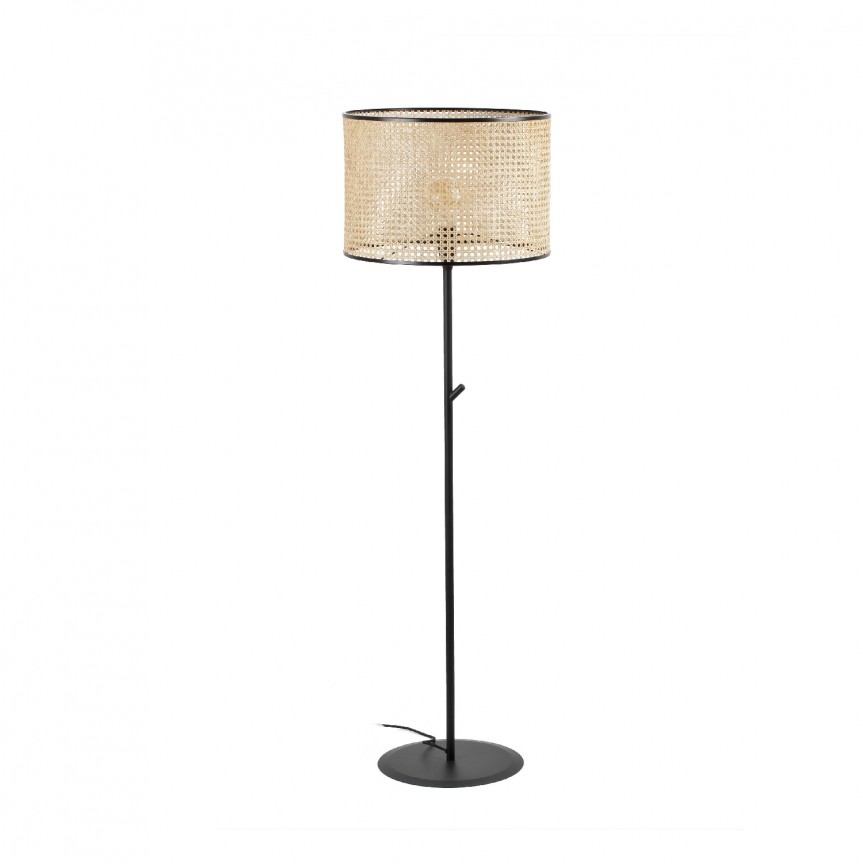 Lampadar / Lampa de podea moderna design natural MAMBO negru/ratan 64313-49, Candelabre si Lustre moderne elegante⭐ modele clasice de lux pentru living, bucatarie si dormitor.✅ DeSiGn actual Top 2020!❤️Promotii lampi❗ ➽ www.evalight.ro. Oferte corpuri de iluminat suspendate pt camere de interior (înalte), suspensii (lungi) de tip lustre si candelabre, pendule decorative stil modern, clasic, rustic, baroc, scandinav, retro sau vintage, aplicate pe perete sau de tavan, cu cristale, abajur din material textil, lemn, metal, sticla, bec Edison sau LED, ieftine de calitate deosebita la cel mai bun pret. a