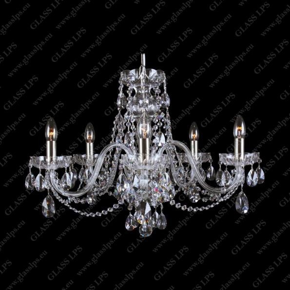 Candelabru cu 5 brate Cristal Bohemia, Candelabre si Lustre moderne elegante⭐ modele clasice de lux pentru living, bucatarie si dormitor.✅ DeSiGn actual Top 2020!❤️Promotii lampi❗ ➽ www.evalight.ro. Oferte corpuri de iluminat suspendate pt camere de interior (înalte), suspensii (lungi) de tip lustre si candelabre, pendule decorative stil modern, clasic, rustic, baroc, scandinav, retro sau vintage, aplicate pe perete sau de tavan, cu cristale, abajur din material textil, lemn, metal, sticla, bec Edison sau LED, ieftine de calitate deosebita la cel mai bun pret. a