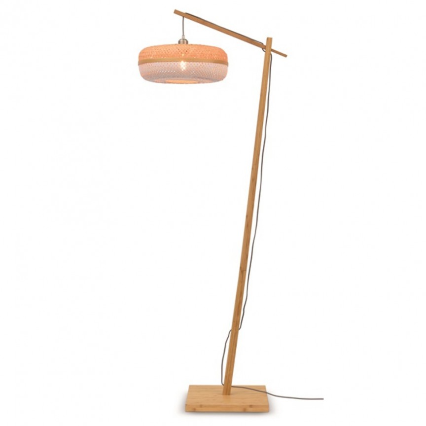 Lampadar eco din bambus Palawan natur/ alb, 40x15cm, Lampadare moderne de podea⭐ modele elegante pentru iluminat camera living dormitor.✅DeSiGn decorativ de lux unic!❤️Promotii lampi❗ ➽www.evalight.ro. Alege corpuri de iluminat de podea pt interior cu reader LED, ieftine de calitate deosebita la cel mai bun pret. a