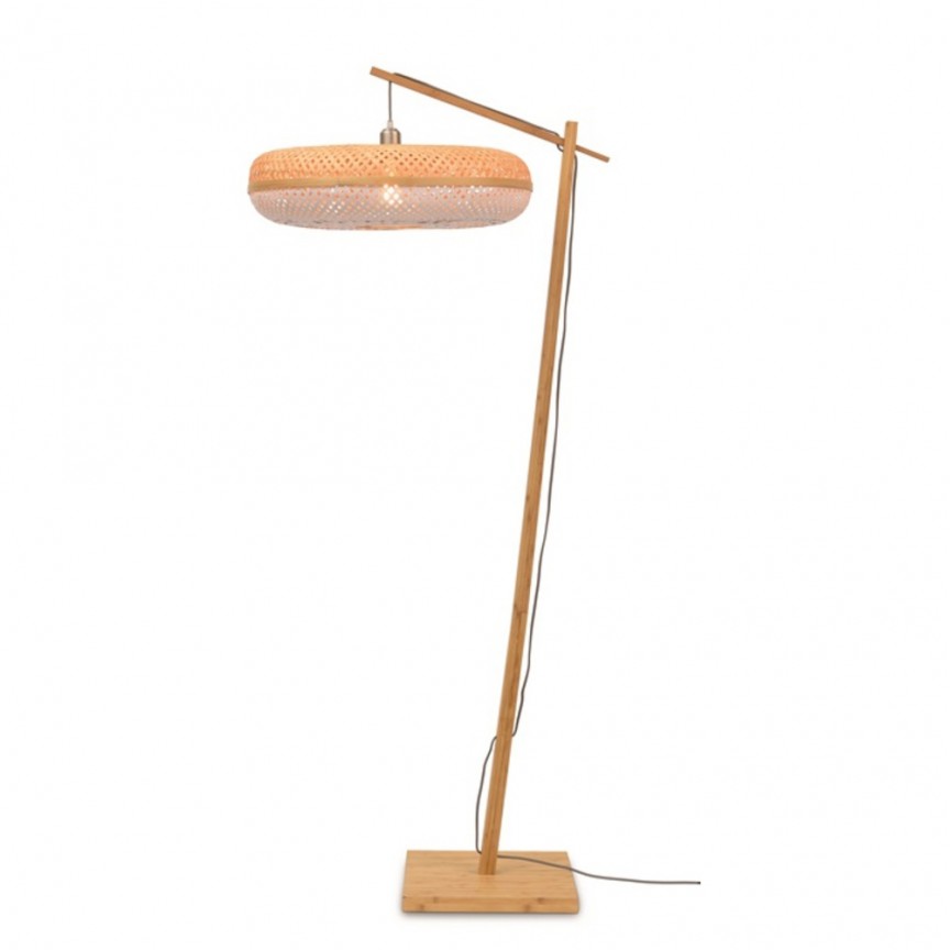 Lampadar eco din bambus Palawan natur/ alb, 60x15cm, Lampadare moderne de podea⭐ modele elegante pentru iluminat camera living dormitor.✅DeSiGn decorativ de lux unic!❤️Promotii lampi❗ ➽www.evalight.ro. Alege corpuri de iluminat de podea pt interior cu reader LED, ieftine de calitate deosebita la cel mai bun pret. a