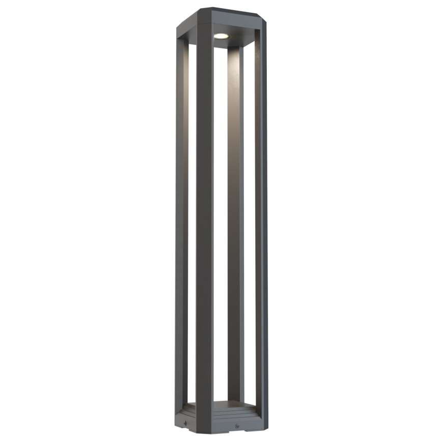 Stalp LED iluminat exterior IP65, design modern Royal Mile MYO019FL-L12GR3K, Corpuri de iluminat exterior⭐ modele rustice, clasice, moderne pentru gradina, terasa, curte si alei.✅Design decorativ unic!❤️Promotii lampi❗ ➽www.evalight.ro. a