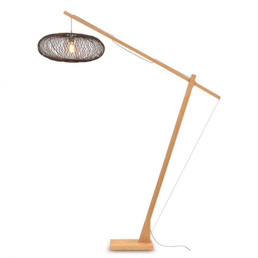 Lampadar eco din bambus Cango L natur/ negru, 60x25cm, Candelabre si Lustre moderne elegante⭐ modele clasice de lux pentru living, bucatarie si dormitor.✅ DeSiGn actual Top 2020!❤️Promotii lampi❗ ➽ www.evalight.ro. Oferte corpuri de iluminat suspendate pt camere de interior (înalte), suspensii (lungi) de tip lustre si candelabre, pendule decorative stil modern, clasic, rustic, baroc, scandinav, retro sau vintage, aplicate pe perete sau de tavan, cu cristale, abajur din material textil, lemn, metal, sticla, bec Edison sau LED, ieftine de calitate deosebita la cel mai bun pret. a