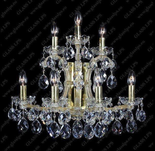 Aplica de perete Maria Theresa cu 7 brate, cristal Bohemia, Aplice de perete Cristal Bohemia⭐ modele de lux deosebite din cristal Bohemia autentic din Cehia.✅Design unicat Premium Top❗ ➽ www.evalight.ro. a