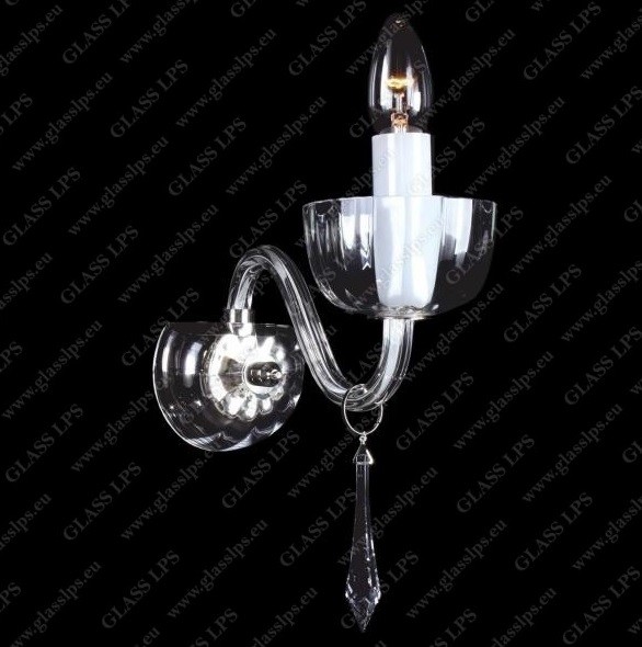 Aplica de perete cristal Bohemia N21 901/01/3-H, Ni, Lustre cristal si Corpuri de iluminat suspendate⭐ modele de lux elegante din cristal Stil Exclusive.✅Design Premium Top❗ ➽ www.evalight.ro.  a