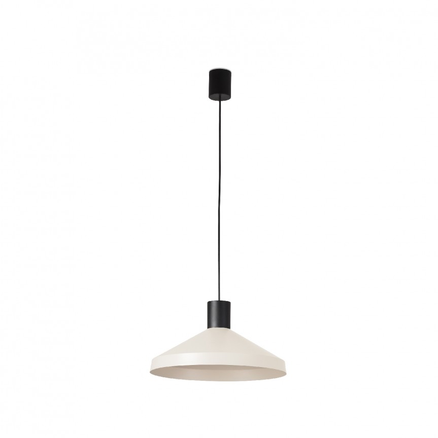 Lustra / Pendul modern design minimalist KOMBO bej Ø40cm, Candelabre si Lustre moderne elegante⭐ modele clasice de lux pentru living, bucatarie si dormitor.✅ DeSiGn actual Top 2020!❤️Promotii lampi❗ ➽ www.evalight.ro. Oferte corpuri de iluminat suspendate pt camere de interior (înalte), suspensii (lungi) de tip lustre si candelabre, pendule decorative stil modern, clasic, rustic, baroc, scandinav, retro sau vintage, aplicate pe perete sau de tavan, cu cristale, abajur din material textil, lemn, metal, sticla, bec Edison sau LED, ieftine de calitate deosebita la cel mai bun pret. a