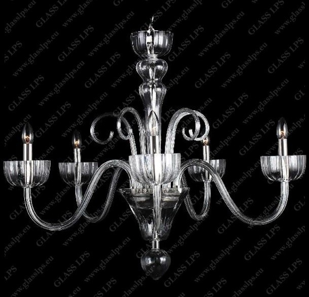 Lustra 5 brate eleganta design LUX, L11 901/05/0, Lustre Cristal Bohemia⭐ modele deosebite de candelabre din cristal Bohemia autentic din Cehia.✅Design Baroc de lux Premium Top❗ ➽ www.evalight.ro. a