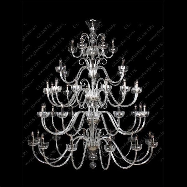 Lustra XXXL 48 brate eleganta design LUX, L11 901/48/0, Lustre Cristal Bohemia⭐ modele deosebite de candelabre din cristal Bohemia autentic din Cehia.✅Design Baroc de lux Premium Top❗ ➽ www.evalight.ro. a