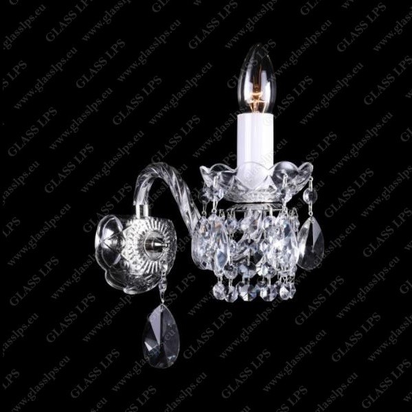Aplica de perete cristal Bohemia N21 007/01/1-A, Lustre cristal si Corpuri de iluminat suspendate⭐ modele de lux elegante din cristal Stil Exclusive.✅Design Premium Top❗ ➽ www.evalight.ro.  a