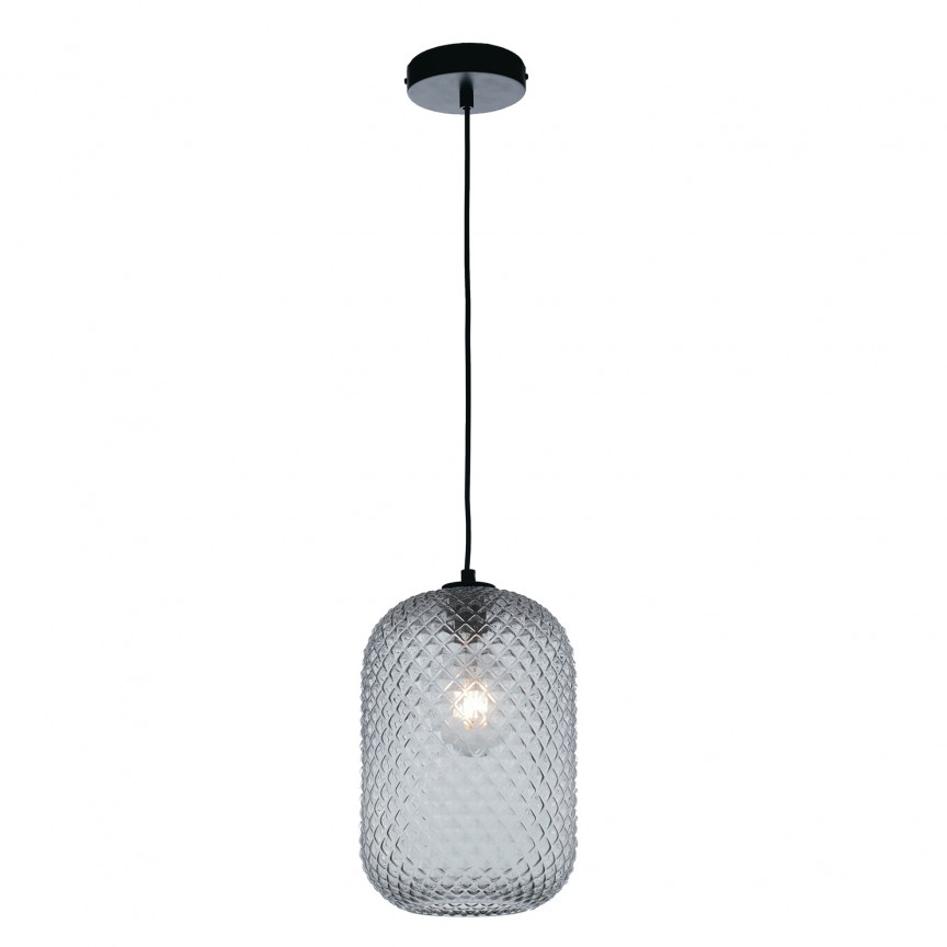 Pendul design modern ASHFORD fumuriu I-ASHFORD-S20 GR FE, Candelabre si Lustre moderne elegante⭐ modele clasice de lux pentru living, bucatarie si dormitor.✅ DeSiGn actual Top 2020!❤️Promotii lampi❗ ➽ www.evalight.ro. Oferte corpuri de iluminat suspendate pt camere de interior (înalte), suspensii (lungi) de tip lustre si candelabre, pendule decorative stil modern, clasic, rustic, baroc, scandinav, retro sau vintage, aplicate pe perete sau de tavan, cu cristale, abajur din material textil, lemn, metal, sticla, bec Edison sau LED, ieftine de calitate deosebita la cel mai bun pret. a