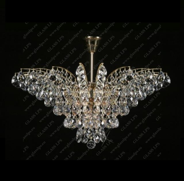 Plafoniera cristal Bohemia diametru 72cm, L17 555/11/1, Lustre cristal si Corpuri de iluminat suspendate⭐ modele de lux elegante din cristal Stil Exclusive.✅Design Premium Top❗ ➽ www.evalight.ro.  a