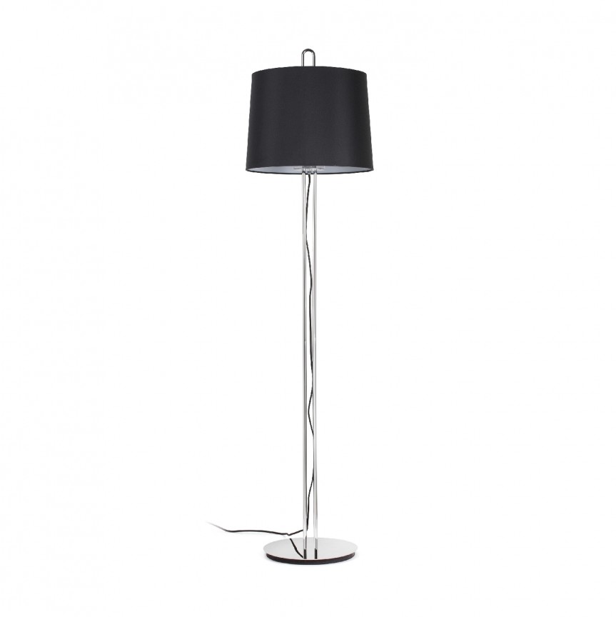 Lampadar / Lampa de podea moderna design elegant MONTREAL crom/negru, Lampadare moderne de podea⭐ modele elegante pentru iluminat camera living dormitor.✅DeSiGn decorativ de lux unic!❤️Promotii lampi❗ ➽www.evalight.ro. Alege corpuri de iluminat de podea pt interior cu reader LED, ieftine de calitate deosebita la cel mai bun pret. a