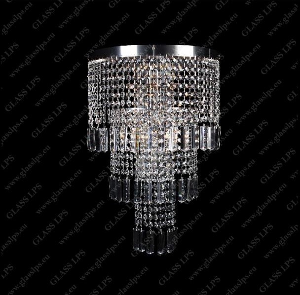 Aplica de perete cristal Bohemia N27 602/05/3-P, F 3 floor, Lustre cristal si Corpuri de iluminat suspendate⭐ modele de lux elegante din cristal Stil Exclusive.✅Design Premium Top❗ ➽ www.evalight.ro.  a