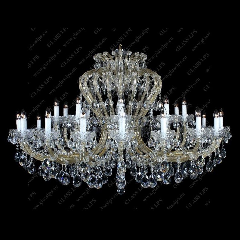 Candelabru Maria Theresa cu 30 brate, cristal Bohemia L14 006/30/1, F 2 floor, Lustre si corpuri de iluminat pentru casa scarii⭐ candelabre mari elegante de lux, decorate cu cristale, stil modern.✅DeSiGn decorativ unic❗ ➽www.evalight.ro. Alege corpuri de iluminat interior suspendate de tip suspensii, modele potrivite pt HoReCa (hotel, receptie restaurant, pensiune, bar), spatii comerciale sau case spatioase cu tavan înalt, calitate deosebita la cel mai bun pret. a