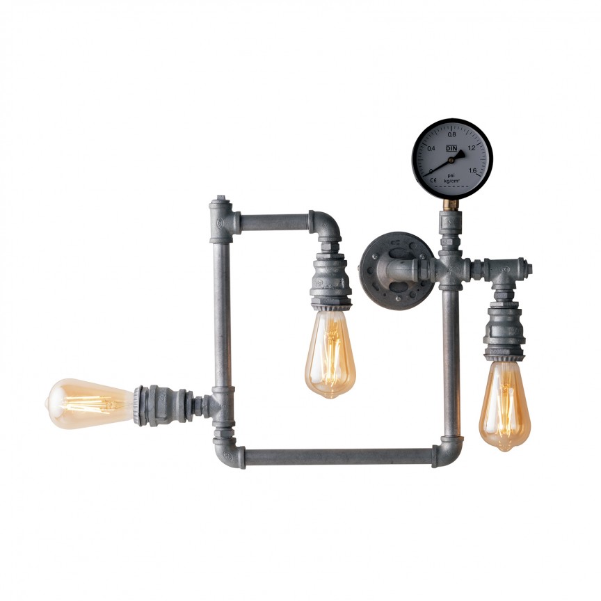 Plafoniera design industrial AMARCORD zinc I-AMARCORD-PL3 ZN FE, Candelabre si Lustre moderne elegante⭐ modele clasice de lux pentru living, bucatarie si dormitor.✅ DeSiGn actual Top 2020!❤️Promotii lampi❗ ➽ www.evalight.ro. Oferte corpuri de iluminat suspendate pt camere de interior (înalte), suspensii (lungi) de tip lustre si candelabre, pendule decorative stil modern, clasic, rustic, baroc, scandinav, retro sau vintage, aplicate pe perete sau de tavan, cu cristale, abajur din material textil, lemn, metal, sticla, bec Edison sau LED, ieftine de calitate deosebita la cel mai bun pret. a