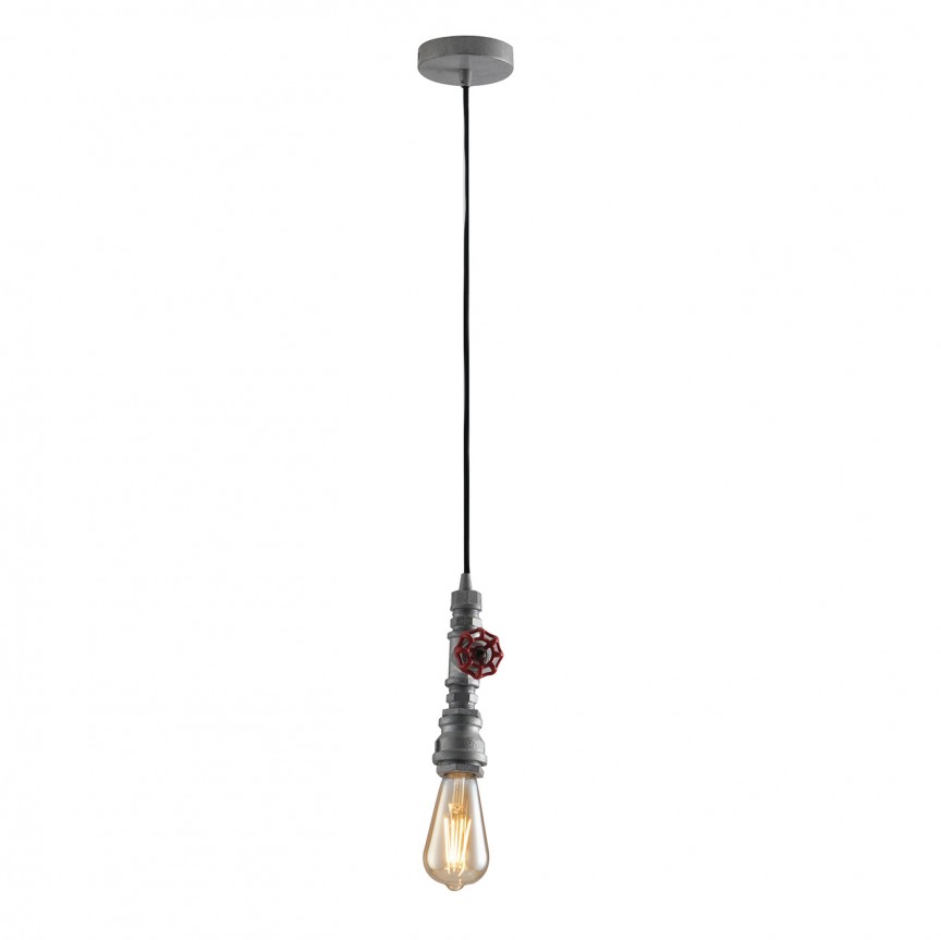 Pendul design industrial AMARCORD zinc I-AMARCORD-S1 ZN FE, Candelabre si Lustre moderne elegante⭐ modele clasice de lux pentru living, bucatarie si dormitor.✅ DeSiGn actual Top 2020!❤️Promotii lampi❗ ➽ www.evalight.ro. Oferte corpuri de iluminat suspendate pt camere de interior (înalte), suspensii (lungi) de tip lustre si candelabre, pendule decorative stil modern, clasic, rustic, baroc, scandinav, retro sau vintage, aplicate pe perete sau de tavan, cu cristale, abajur din material textil, lemn, metal, sticla, bec Edison sau LED, ieftine de calitate deosebita la cel mai bun pret. a