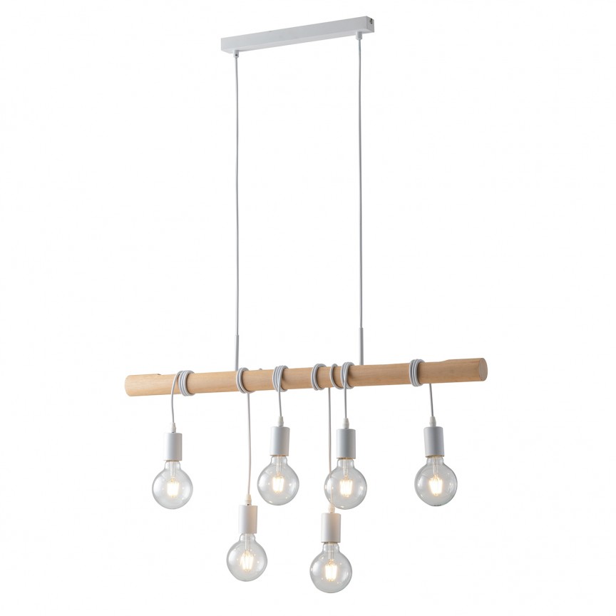 Lustra suspendata design modern ARIZONA alb I-ARIZONA-S6 FE, Candelabre si Lustre moderne elegante⭐ modele clasice de lux pentru living, bucatarie si dormitor.✅ DeSiGn actual Top 2020!❤️Promotii lampi❗ ➽ www.evalight.ro. Oferte corpuri de iluminat suspendate pt camere de interior (înalte), suspensii (lungi) de tip lustre si candelabre, pendule decorative stil modern, clasic, rustic, baroc, scandinav, retro sau vintage, aplicate pe perete sau de tavan, cu cristale, abajur din material textil, lemn, metal, sticla, bec Edison sau LED, ieftine de calitate deosebita la cel mai bun pret. a