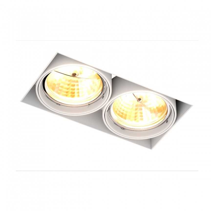 Spot incastrabil modern Oneon DL 111-2 alb, Candelabre si Lustre moderne elegante⭐ modele clasice de lux pentru living, bucatarie si dormitor.✅ DeSiGn actual Top 2020!❤️Promotii lampi❗ ➽ www.evalight.ro. Oferte corpuri de iluminat suspendate pt camere de interior (înalte), suspensii (lungi) de tip lustre si candelabre, pendule decorative stil modern, clasic, rustic, baroc, scandinav, retro sau vintage, aplicate pe perete sau de tavan, cu cristale, abajur din material textil, lemn, metal, sticla, bec Edison sau LED, ieftine de calitate deosebita la cel mai bun pret. a