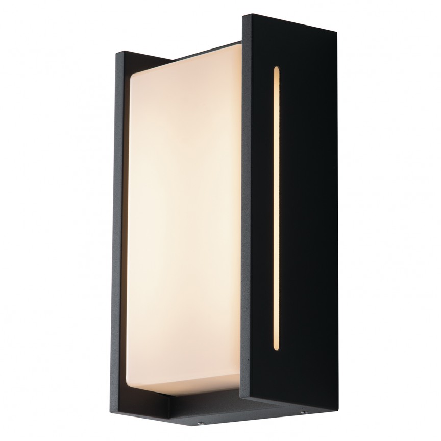 Aplica LED pentru iluminat exterior design modern IP54 COMPACT antracit LED-W-COMPACT FE, Corpuri de iluminat exterior⭐ modele rustice, clasice, moderne pentru gradina, terasa, curte si alei.✅Design decorativ unic!❤️Promotii lampi❗ ➽www.evalight.ro. a